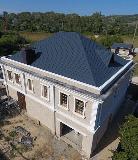 Битумная черепица, Серия Premium, Коллекция Кёльн, Цвет Чернослив - 35