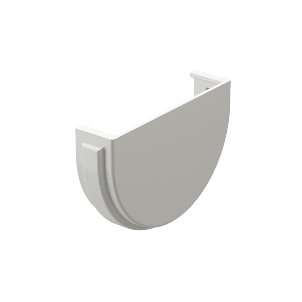 Заглушка желоба Premium, пломбир - 1