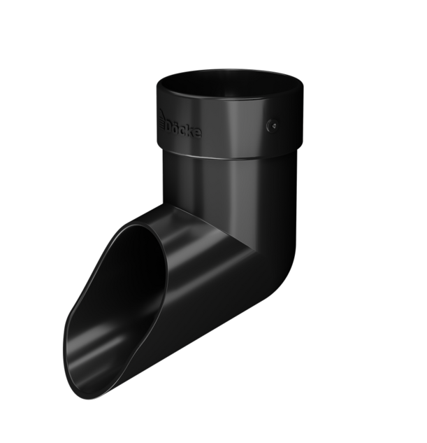 Наконечник для водосточной трубы Премиум (Premium), карбон - 1